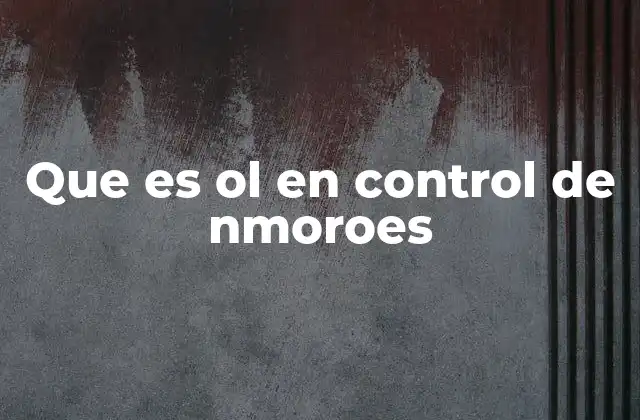 Diferencias entre control OL y CL en nmoroes
