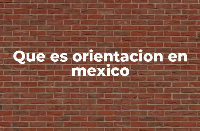 Que es Orientacion en Mexico 2 El papel de la orientación en la formación educativa mexicana