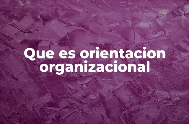 Que es Orientacion Organizacional 2 Cómo la orientación organizacional fomenta la integración laboral