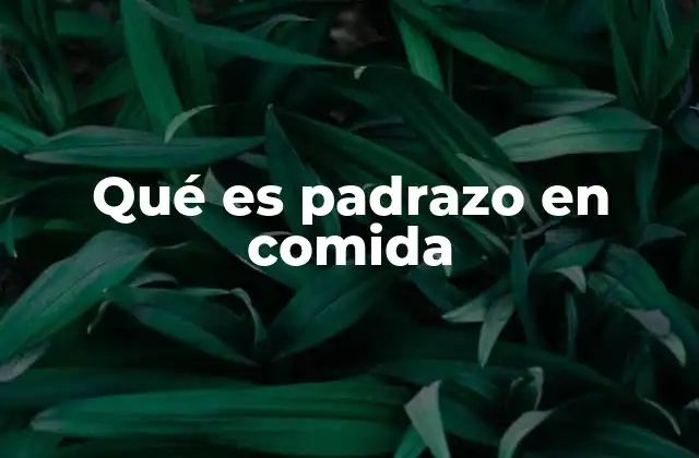 Qué es Padrazo en Comida