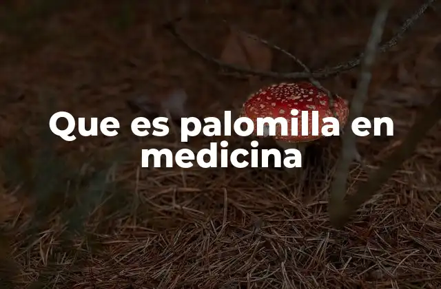 Que es Palomilla en Medicina
