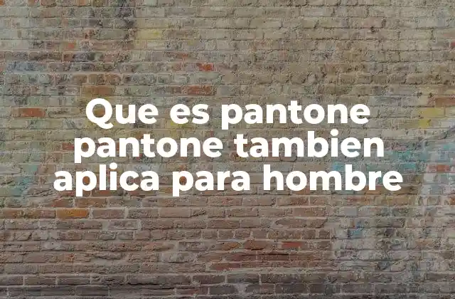 Que es Pantone Pantone Tambien Aplica para Hombre 2 El rol de Pantone en la moda masculina
