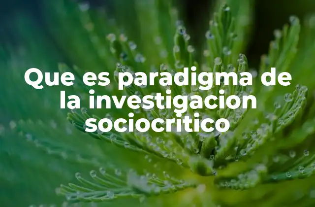 El enfoque sociocrítico en la investigación social