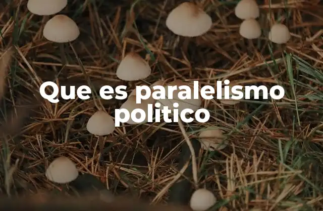 Que es Paralelismo Politico