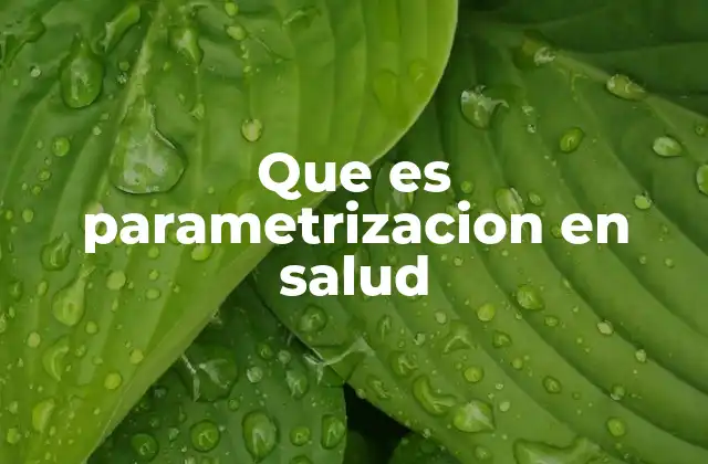 El rol de los parámetros en la gestión sanitaria