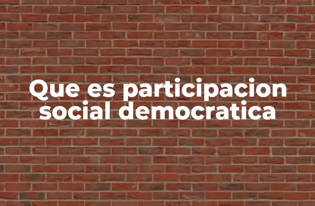Que es Participacion Social Democratica 2 La importancia de la participación ciudadana en la democracia