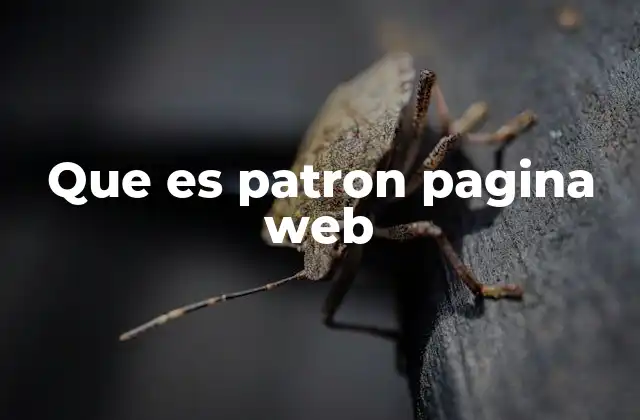 Que es Patron Pagina Web 2 Cómo los patrones estructuran el desarrollo web