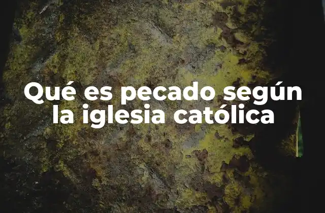 La comprensión del pecado en el marco de la vida cristiana