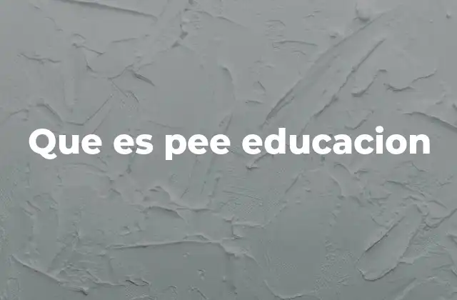 La importancia del PEE en la gestión educativa