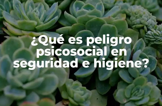Factores que generan peligros psicosociales en el entorno laboral