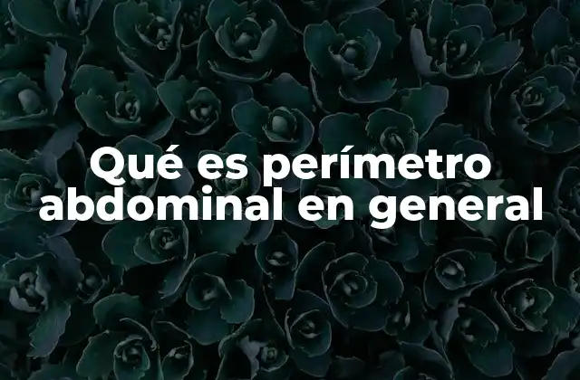 La importancia de medir el perímetro abdominal