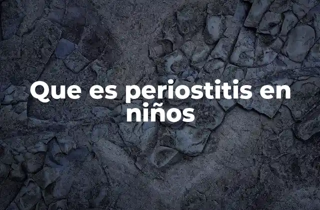 Causas y factores que pueden desencadenar la periostitis