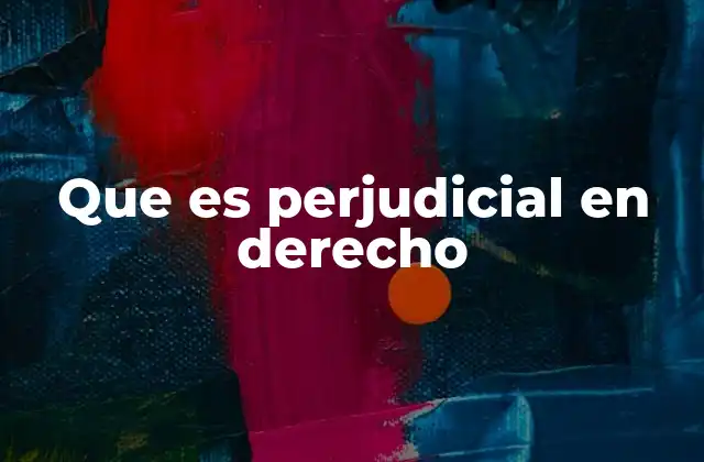 La relación entre perjuicio y responsabilidad legal