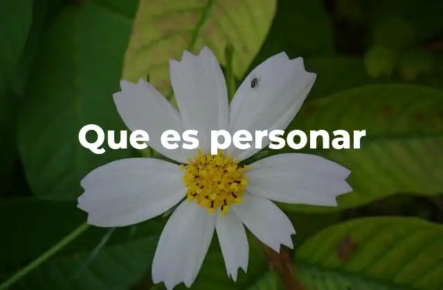 Que es Personar