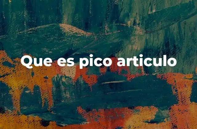 La importancia del pico en el diseño editorial