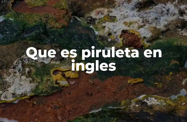 Que es Piruleta en Ingles