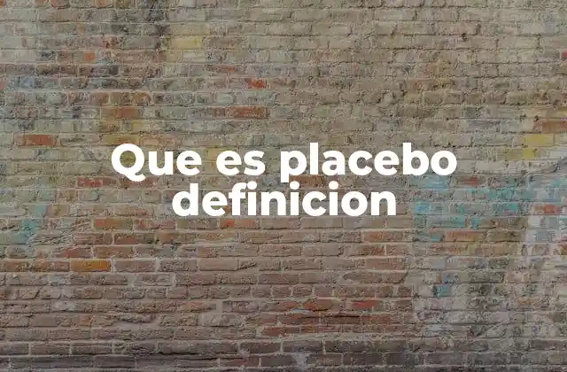 El poder del pensamiento: cómo el placebo puede influir en el cuerpo