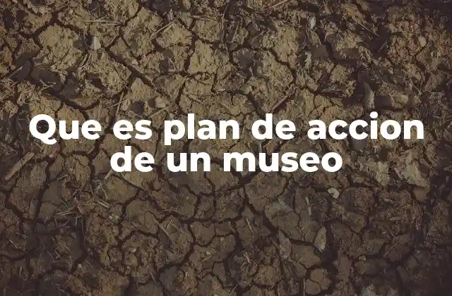 Que es Plan de Accion de un Museo 2 La importancia de tener un plan de acción en el contexto museológico