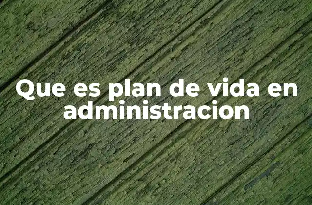 Que es Plan de Vida en Administracion 2 La importancia de alinear el plan de vida con la estrategia empresarial
