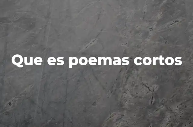 La expresión emocional en la poesía breve