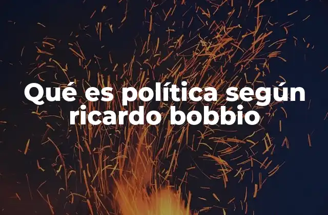 Qué es Política según Ricardo Bobbio 2 La visión de Norberto Bobbio sobre el orden social