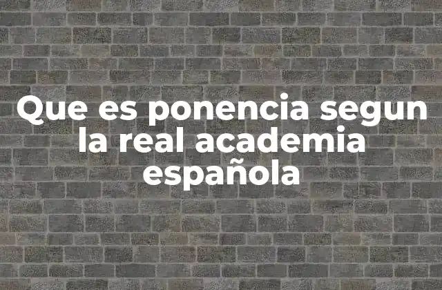 Que es Ponencia Segun la Real Academia Española 2 El uso de términos no reconocidos por la RAE y sus implicaciones