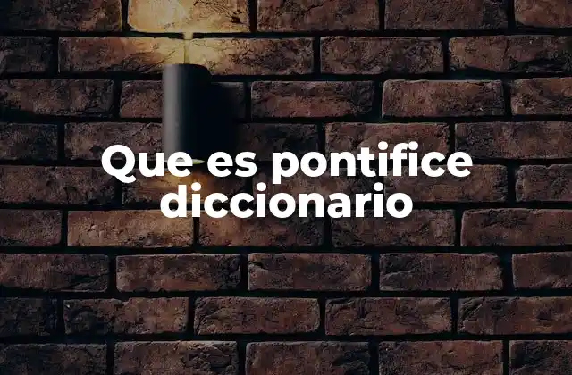 El papel del pontífice en la Iglesia Católica