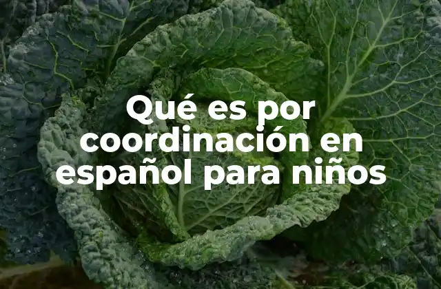 Cómo entender la coordinación sin mencionar la palabra clave
