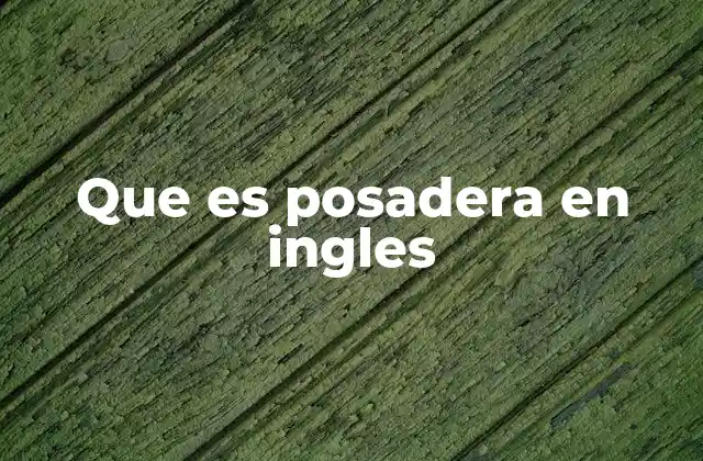 Que es Posadera en Ingles 2 El rol de las posaderas en la historia