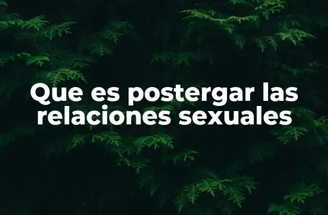 La importancia de la decisión personal en la sexualidad