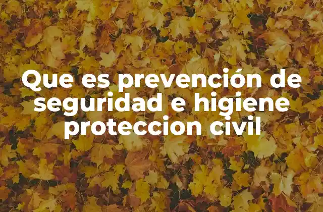 La importancia de la prevención en el entorno cotidiano