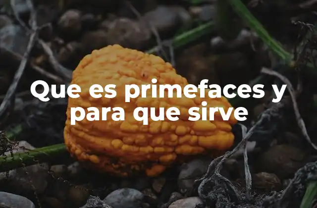 Que es Primefaces y para que Sirve