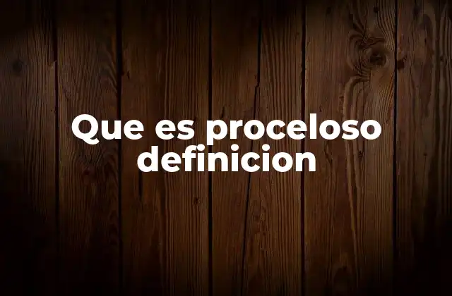 La procelosidad en la naturaleza