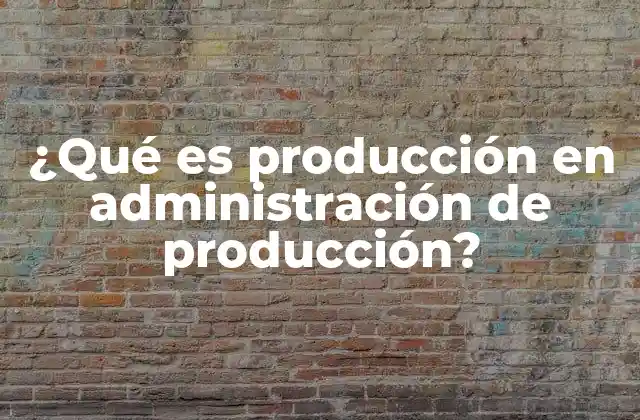 El papel de los recursos en la producción