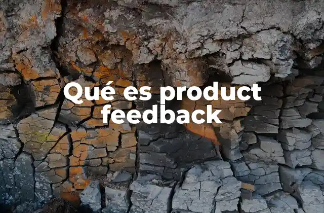 Qué es Product Feedback