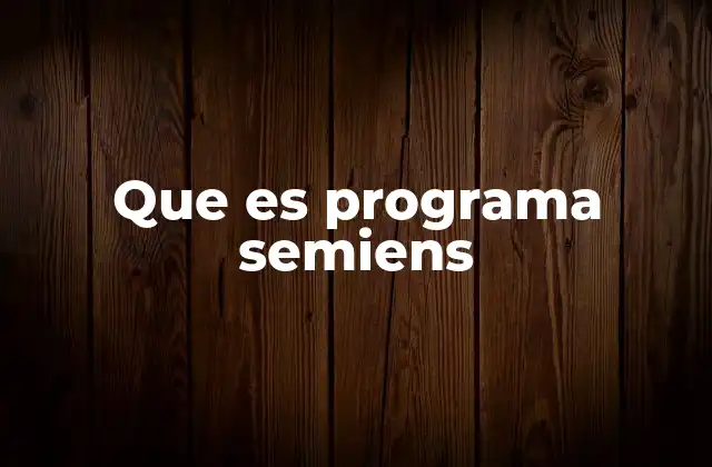 Características de los programas semiens en la educación superior