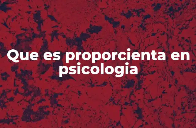 La importancia de las proporciones en el análisis psicológico