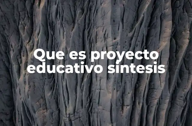 La importancia de los proyectos educativos en el aula