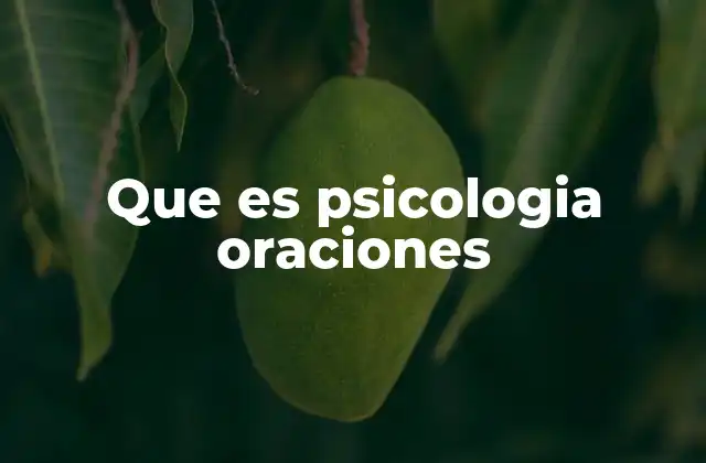 Que es Psicologia Oraciones 6 El lenguaje como reflejo de la mente humana