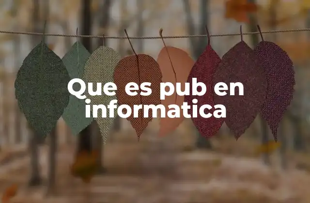 El papel de pub en sistemas de mensajería y comunicación