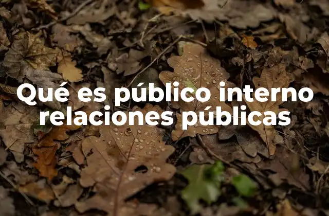 Qué es Público Interno Relaciones Públicas 2 La importancia del público interno en la gestión de la reputación corporativa