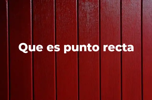 Los cimientos de la geometría: punto y recta