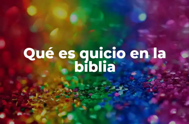 Qué es Quicio en la Biblia 2 El quicio como símbolo de protección y pacto divino
