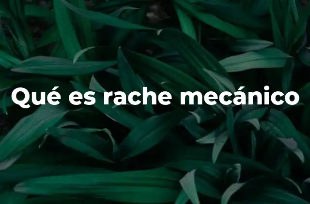 Cómo se manifiesta el racheo en un motor