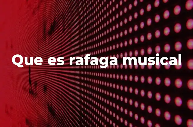 El impacto emocional de las rafagas musicales