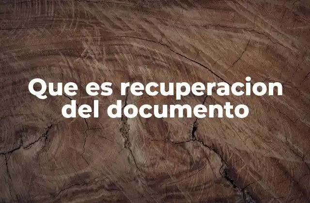 La importancia de tener un plan de recuperación de documentos