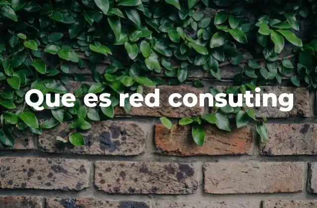Que es Red Consuting