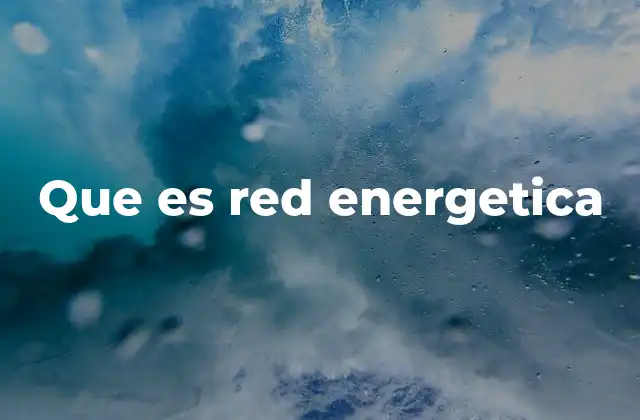 Que es Red Energetica