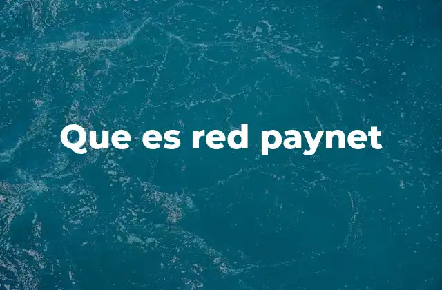 Que es Red Paynet 2 El papel de Red Paynet en el comercio digital
