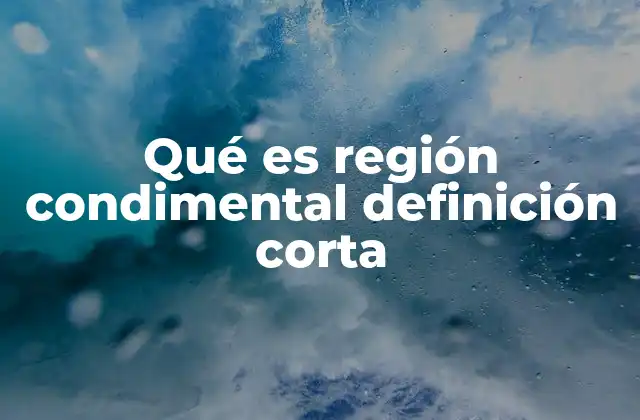 Cómo la geografía influye en la formación de una región condimental